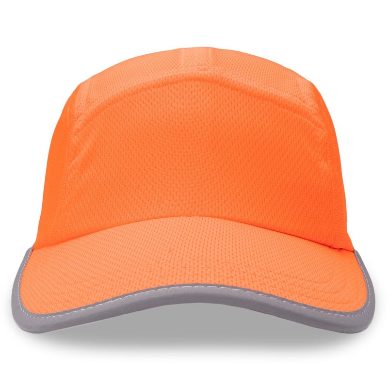 Headsweats Womens Performance Reflective Race Hat for Running and Outdoor Lifestyle Baseball Cap, Orange Reflective - Image 2